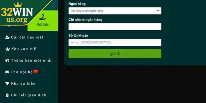 Rút tiền nhanh chóng sau khi tích lũy thưởng tại sân cược